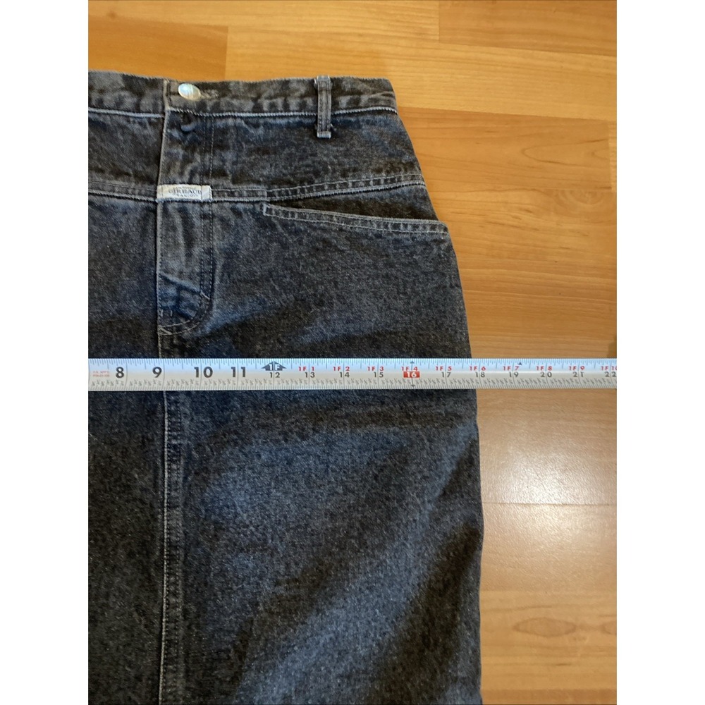 Marithe Francois Girbaud Vintage Y2K Straight Denim Jean Skirt -Size 5/6 - Picture 9 of 10